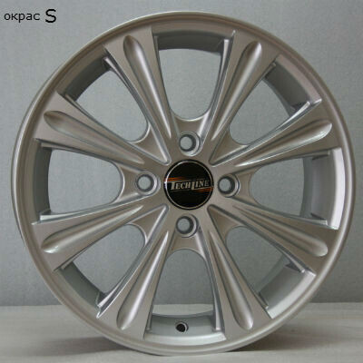 Диск Tech Line 526 15x5.50 4x100 ET45 DIA60.10 S Диск Tech Line 526 15x5.50 4x100 ET45 DIA60.10 S