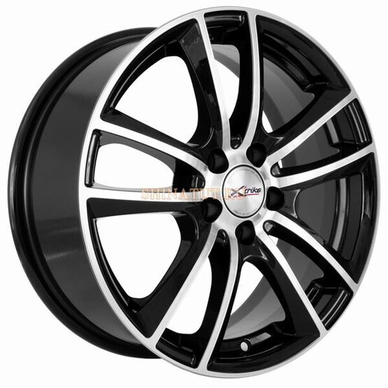 Диск X'trike X-116 16x6.50 5x112 ET45 DIA57.10 BKFP Диск X'trike X-116 16x6.50 5x112 ET45 DIA57.10 BKFP