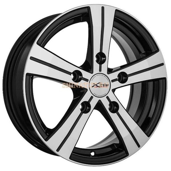 Диск X'trike X-121 15x6 5x139.70 ET40 DIA98 BK/FP Диск X'trike X-121 15x6 5x139.70 ET40 DIA98 BK/FP