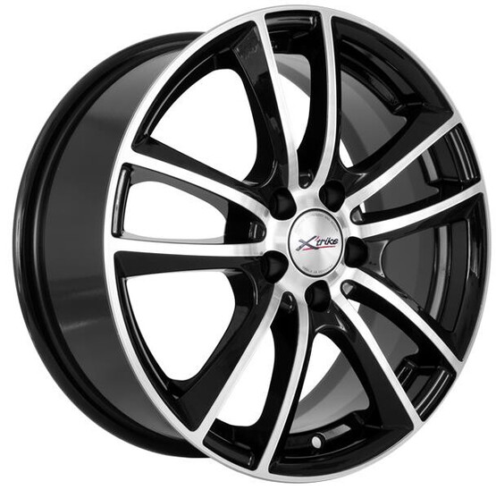 Диск X'trike X-116 16x6.50 5x100 ET38 DIA67.10 BK/FP Диск X'trike X-116 16x6.50 5x100 ET38 DIA67.10 BK/FP