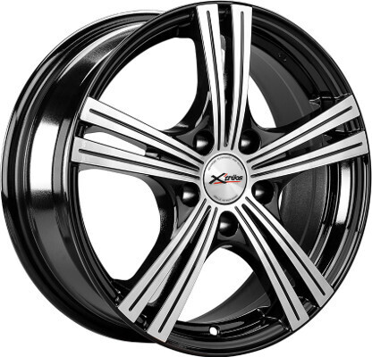 Диск X'trike X-112 16x6.50 5x108 ET38 DIA67.10 BK/FP Диск X'trike X-112 16x6.50 5x108 ET38 DIA67.10 BK/FP