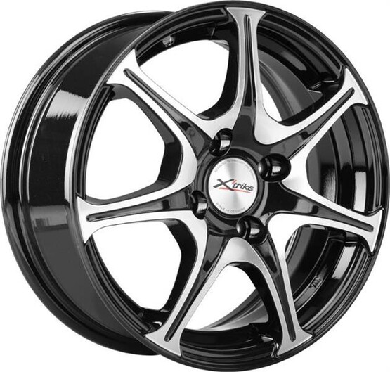 Диск X'trike X-110 14x6 4x114.30 ET35 DIA67.10 BK/FP Диск X'trike X-110 14x6 4x114.30 ET35 DIA67.10 BK/FP