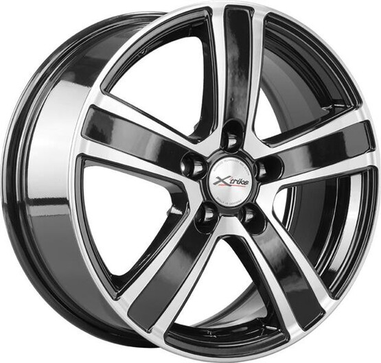 Диск X'trike X-108 16x7 5x100 ET38 DIA67.10 BK/FP Диск X'trike X-108 16x7 5x100 ET38 DIA67.10 BK/FP