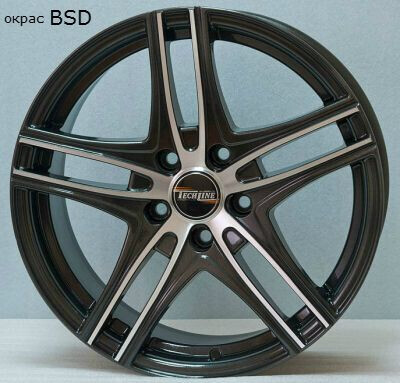 Диск Tech Line 717 17x7.50 5x112 ET45 DIA66.60 BSD Диск Tech Line 717 17x7.50 5x112 ET45 DIA66.60 BSD