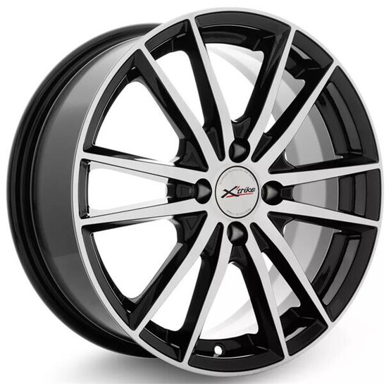 Диск X'trike X-129 16x6.50 4x100 ET45 DIA67.10 BK/FP Диск X'trike X-129 16x6.50 4x100 ET45 DIA67.10 BK/FP