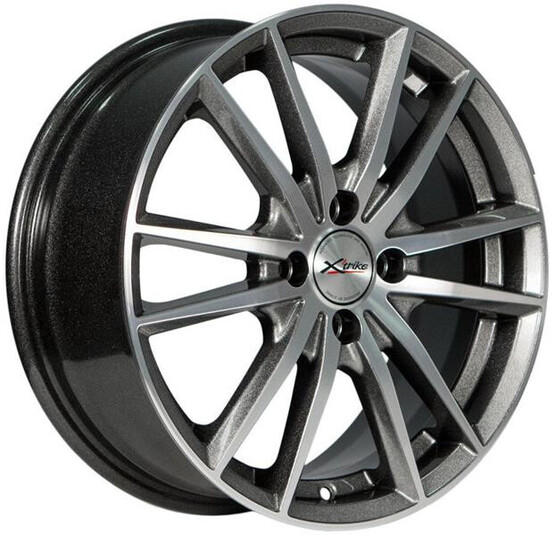 Диск X'trike X-129 16x6.50 4x100 ET45 DIA67.10 HSB/FP Диск X'trike X-129 16x6.50 4x100 ET45 DIA67.10 HSB/FP