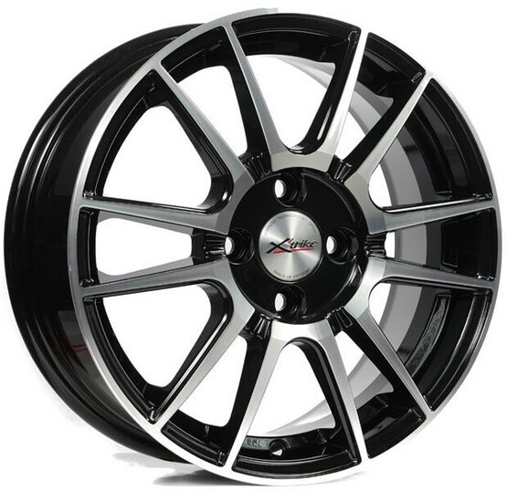 Диск X'trike X-127 15x6 4x114.30 ET44 DIA67.10 BK/FP Диск X'trike X-127 15x6 4x114.30 ET44 DIA67.10 BK/FP