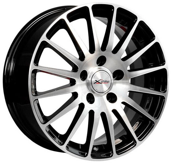 Диск X'trike X-128 16x6.50 5x100 ET40 DIA67.10 BK/FP Диск X'trike X-128 16x6.50 5x100 ET40 DIA67.10 BK/FP