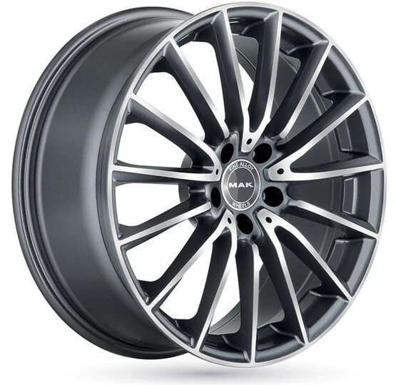 Диск Mak Komet 19x8 5x112 ET38 DIA66.60 GUN METALLIC MIRROR FACE Диск Mak Komet 19x8 5x112 ET38 DIA66.60 GUN METALLIC MIRROR FACE