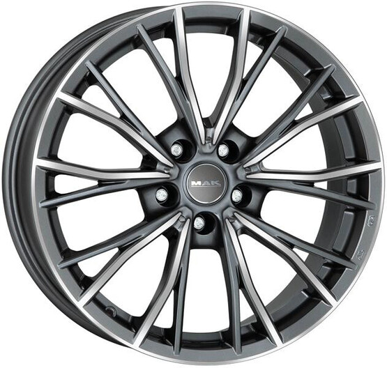 Диск Mak Mark 18x8 5x112 ET30 DIA66.60 GUNMETAL MIRROR FACE Диск Mak Mark 18x8 5x112 ET30 DIA66.60 GUNMETAL MIRROR FACE