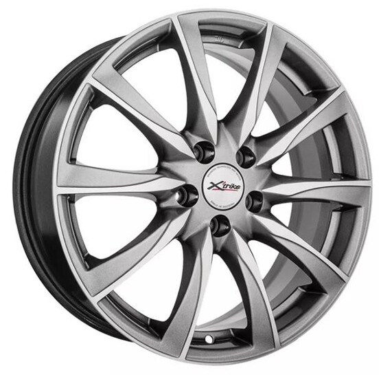 Диск X'trike X-120М 17x7 5x100 ET38 DIA67.10 HSB/FP Диск X'trike X-120М 17x7 5x100 ET38 DIA67.10 HSB/FP