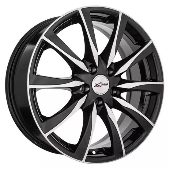 Диск X'trike X-120М 17x7 5x100 ET38 DIA67.10 BK/FP Диск X'trike X-120М 17x7 5x100 ET38 DIA67.10 BK/FP