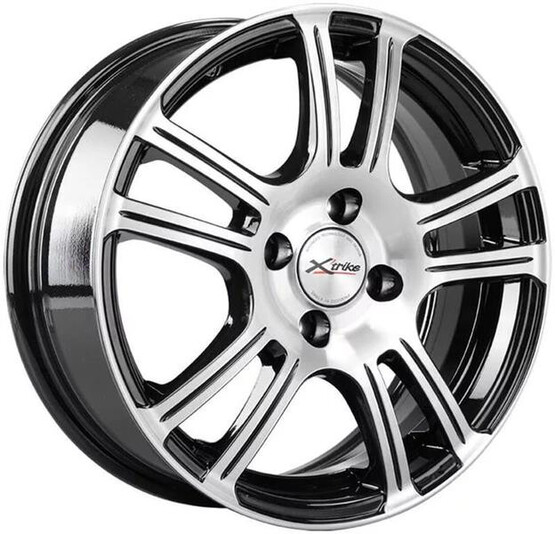 Диск X'trike X-105 15x6 4x100 ET45 DIA67.10 BK/FP Диск X'trike X-105 15x6 4x100 ET45 DIA67.10 BK/FP