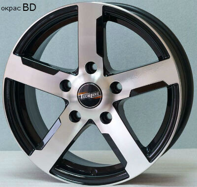 Диск Tech Line 618 16x6.50 5x139.70 ET40 DIA98 BD Диск Tech Line 618 16x6.50 5x139.70 ET40 DIA98 BD