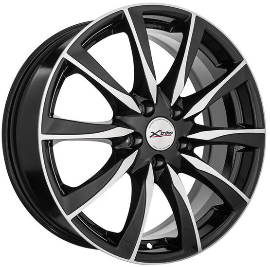 Диск X'trike X-120 17x7 5x100 ET45 DIA67.10 BK/FP Диск X'trike X-120 17x7 5x100 ET45 DIA67.10 BK/FP
