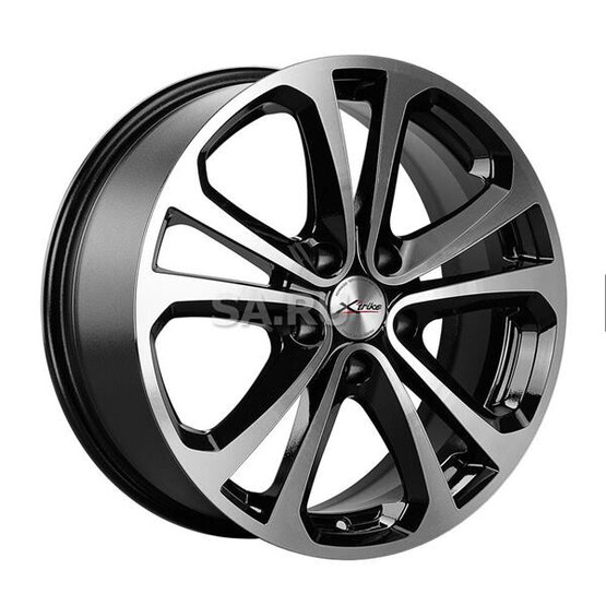 Диск X'trike X-113 17x7 5x100 ET38 DIA67.10 BK/FP Диск X'trike X-113 17x7 5x100 ET38 DIA67.10 BK/FP