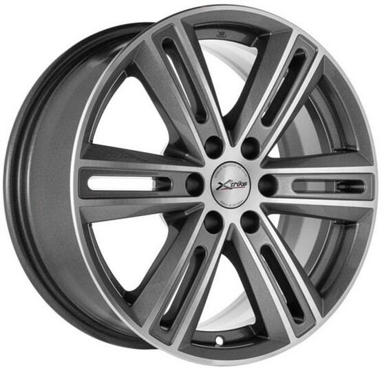Диск X'trike X-124 17x7.50 6x139.70 ET38 DIA67.10 HSB/FP Диск X'trike X-124 17x7.50 6x139.70 ET38 DIA67.10 HSB/FP