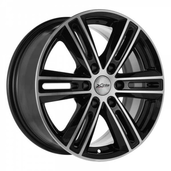 Диск X'trike X-124 17x7.50 6x139.70 ET36 DIA100.10 BK/FP Диск X'trike X-124 17x7.50 6x139.70 ET36 DIA100.10 BK/FP