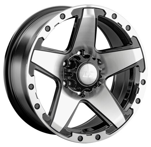 Диск Ls Wheels Ls 1284 17x8 6x139 ET30 DIA100 BKF Диск Ls Wheels Ls 1284 17x8 6x139 ET30 DIA100 BKF
