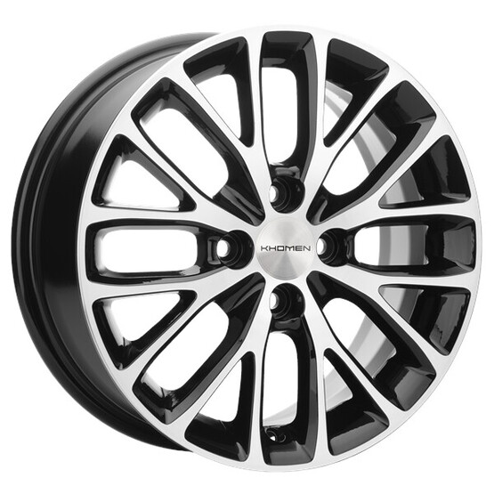 Диск Khomen 1506 15x6 4x100 ET48 DIA54.10 BLACK-FP Диск Khomen 1506 15x6 4x100 ET48 DIA54.10 BLACK-FP