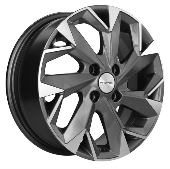 Диск Khomen 1508 15x6 4x100 ET40 DIA60.10 GRAY-FP Диск Khomen 1508 15x6 4x100 ET40 DIA60.10 GRAY-FP