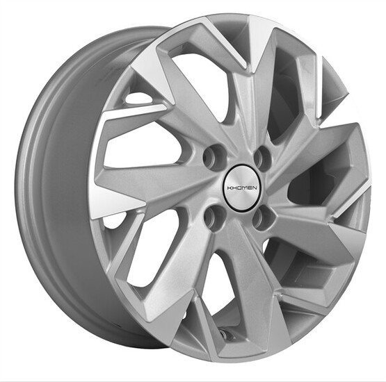 Диск Khomen 1508 15x6 4x100 ET40 DIA60.10 F-SILVER-FP Диск Khomen 1508 15x6 4x100 ET40 DIA60.10 F-SILVER-FP