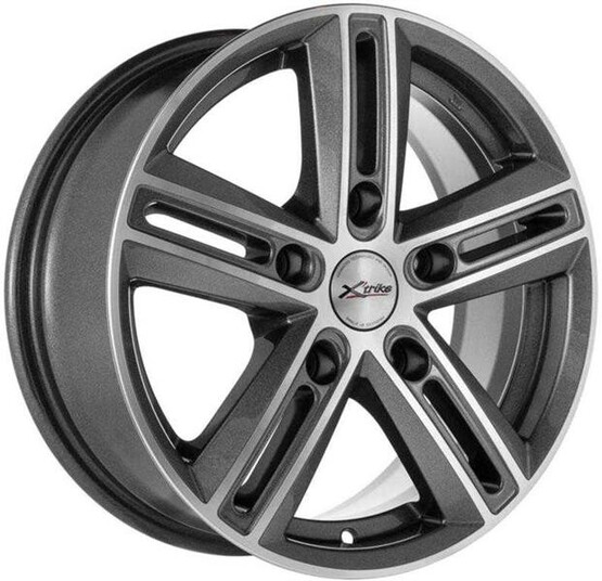 Диск X'trike X-123 16x6.50 5x139.70 ET40 DIA98 HSB/FP Диск X'trike X-123 16x6.50 5x139.70 ET40 DIA98 HSB/FP