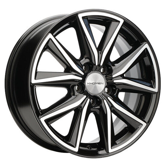Диск Khomen 1706 17x7 5x114.30 ET37 DIA66.60 BLACK-FP Диск Khomen 1706 17x7 5x114.30 ET37 DIA66.60 BLACK-FP
