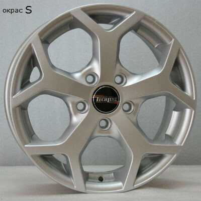 Диск Tech Line 511 15x6 5x108 ET52.50 DIA63.30 S Диск Tech Line 511 15x6 5x108 ET52.50 DIA63.30 S