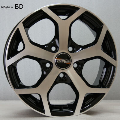 Диск Tech Line 511 15x6 5x108 ET52.50 DIA63.30 BD Диск Tech Line 511 15x6 5x108 ET52.50 DIA63.30 BD