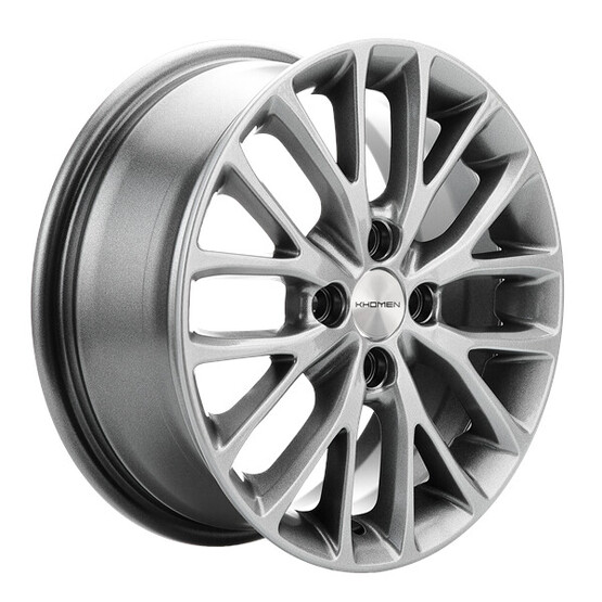 Диск Khomen 1506 15x6 4x100 ET37 DIA60.10 G-SILVER Диск Khomen 1506 15x6 4x100 ET37 DIA60.10 G-SILVER