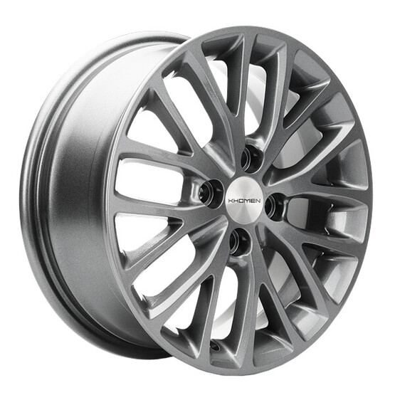 Диск Khomen 1506 15x6 4x100 ET40 DIA60.10 GRAY Диск Khomen 1506 15x6 4x100 ET40 DIA60.10 GRAY
