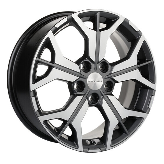 Диск Khomen 1715 17x7 5x114.30 ET48 DIA67.10 GRAY-FP Диск Khomen 1715 17x7 5x114.30 ET48 DIA67.10 GRAY-FP
