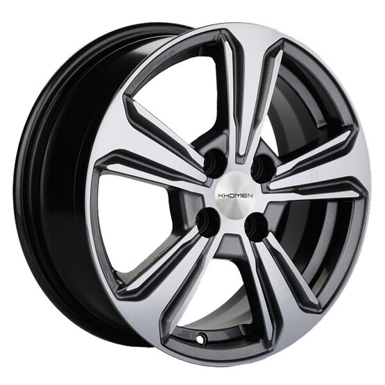 Диск Khomen 1502 15x6 4x100 ET50 DIA60.10 G-SILVER-FP Диск Khomen 1502 15x6 4x100 ET50 DIA60.10 G-SILVER-FP