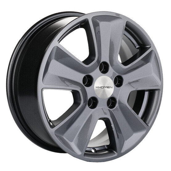 Диск Khomen 1601 16x6.50 5x114.30 ET43 DIA67.10 GRAY