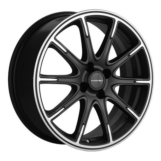 Диск Khomen 1707 17x6.50 4x100 ET50 DIA60.10 BLACK-FP MATT Диск Khomen 1707 17x6.50 4x100 ET50 DIA60.10 BLACK-FP MATT