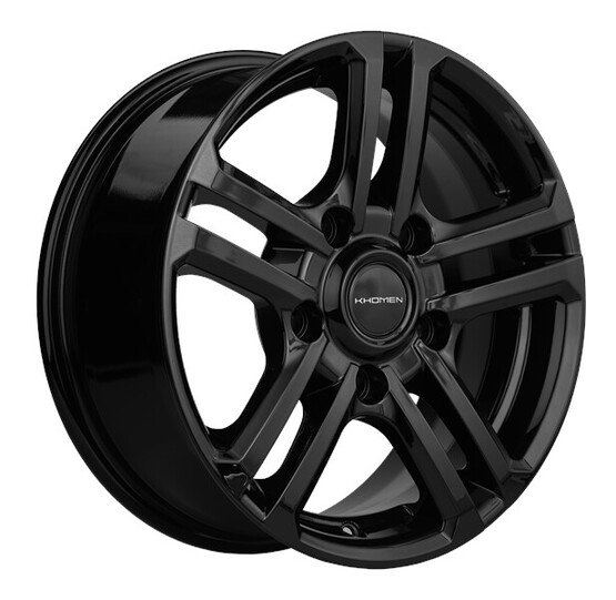 Диск Khomen 1602 16x6.50 5x139.70 ET40 DIA98 BLACK Диск Khomen 1602 16x6.50 5x139.70 ET40 DIA98 BLACK