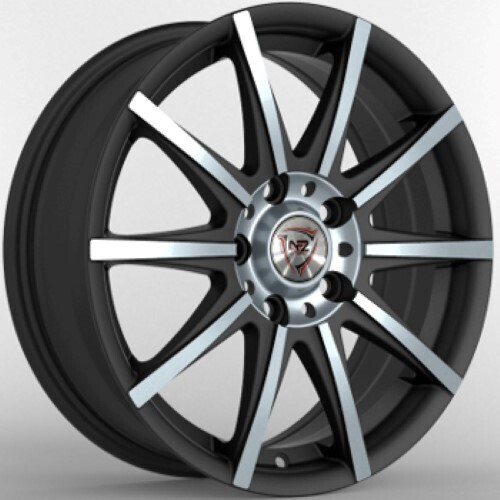 Диск Nz F-7 16x6.50 4x100 ET36 DIA60.10 BKF Диск Nz F-7 16x6.50 4x100 ET36 DIA60.10 BKF