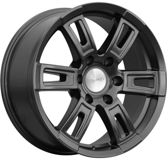 Диск Скад Тор 18x8 6x139.70 ET25 DIA106.10 ЧЕРНЫЙ-МАТОВЫЙ