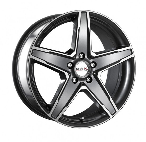 Диск Mak Stern 17x8 5x112 ET35 DIA66.60 GUN METALLIC-MIRROR FACE Диск Mak Stern 17x8 5x112 ET35 DIA66.60 GUN METALLIC-MIRROR FACE