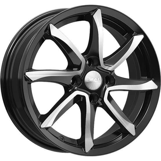 Диск Скад Осака 15x6 4x100 ET45 DIA67 ЧЁРНЫЙ БАРХАТ Диск Скад Осака 15x6 4x100 ET45 DIA67 ЧЁРНЫЙ БАРХАТ