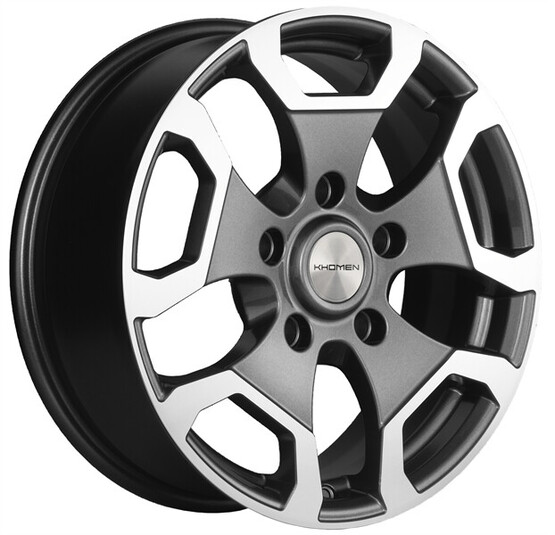 Диск Khomen 1725 17x6.50 5x139.70 ET35 DIA98.50 GRAY Диск Khomen 1725 17x6.50 5x139.70 ET35 DIA98.50 GRAY