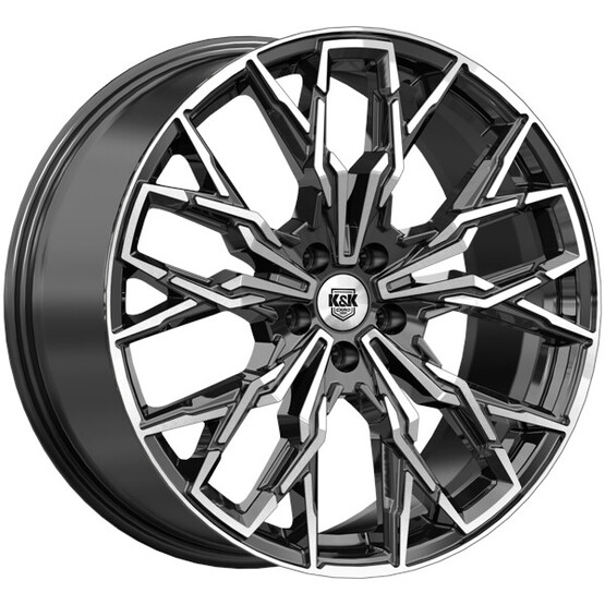 Диск K&K Элерон 20x9 5x114.30 ET30 DIA60.10 АЛМАЗ ЧЕРНЫЙ
